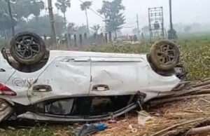 पिपरा में तेज रफ्तार कार का कहर, सड़क किनारे झोपड़ीनुमा दुकान में घुसी, दबकर एक की मौत