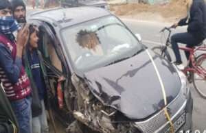 अरेराज-मोतिहारी मुख्य मार्ग पर गायघाट के समीप मारूति व बोलेरो में टक्कर, चार घायल