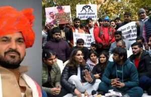 यौन शोषण के आरोपों में सांसद सह भारतीय कुश्ती महासंघ अध्यक्ष बृजभूषण शरण सिंह चौरतफा घिरे, कार्रवाई की मांग पर अड़े पहलवान