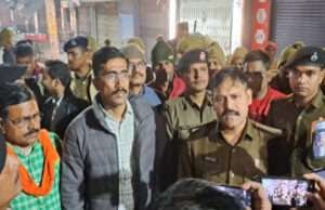 हेनरी बाजार बड़ी मस्जिद के समीप सरस्वती प्रतिमा विसर्जन जुलूस को ले शरारती तत्वों ने किया विवाद, डीएम-एसपी ने संभाला मोर्चा