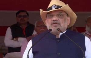 Union Home Minister Amit Shah pay tribute to martyred in an attack in Pulwama