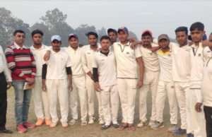 जिला क्रिकेट लीग मैच में हॉक्स क्रिकेट क्लब और विजयी क्रिकेट क्लब, ढाका की जीत