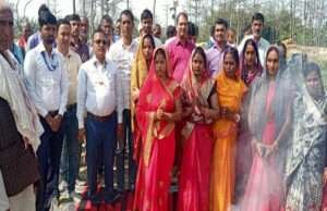 तेतरिया के इस पंचायत में जीविका भवन निर्माण कार्य के लिए हुआ भूमि पूजन