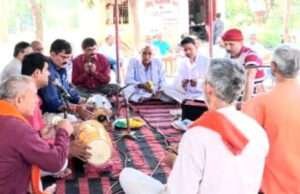 हिंदू नव जागरण मंच ने पारंपरिक ढंग से मनाया होली मिलन समारोह