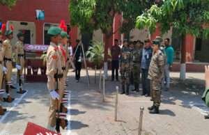 एमएस कॉलेज में चल रहे एनसीसी संयुक्त वार्षिक प्रशिक्षण शिविर का इस अधिकारी ने किया निरीक्षण, कही यह बात