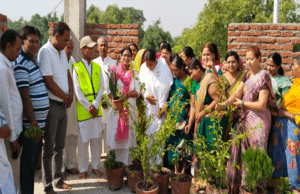 विश्व पर्यावरण दिवस पर ब्रह्माकुमारीज सेवा केंद्र परिसर में किया गया पौधरोपण