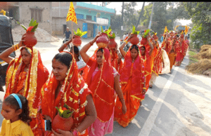 कलश यात्रा संग तीन दिनी आध्यात्मिक विश्व शंति नवनिर्माण चित्र प्रदर्शनी सह प्रवचन माला का आगाज