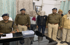 रघुनाथपुर में लोडेड देसी पिस्टल व मैगजीन के साथ दो बदमाश धराये