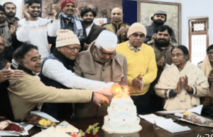 वयोवृद्ध गांधीवादी एवं पूर्व मंत्री ब्रज किशोर सिंह ने मनाया 94 वाँ जन्मदिन
