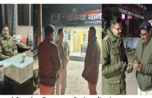 मोतिहारी एसपी ने किया चकिया, मधुबन व डुमरियाघाट पुलिस गश्ती का निरीक्षण, दो पुलिस बल निलंबित