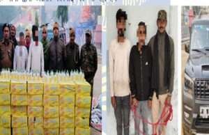 मोतिहारीः रक्सौल पुलिस ने 35 हजार के इनामी शराब माफिया सहित दो को दबोचा, स्कार्पियो समेत 648 लीटर नेपाली शराब बरामद