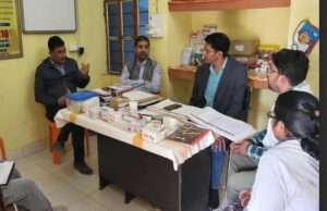 एनक्यूएएस प्रमाणीकरण को लेकर हेल्थ एंड वेलनेस सेंटर का हुआ मूल्यांकन