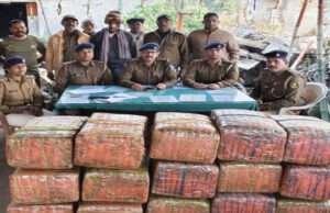 मोतिहारी में 35 लाख का गांजा बरामद,तस्कर गिरफ्तार