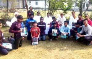 ब्रह्माकुमारी सेवा केंद्र ने दिव्यांग स्कूल के बच्चों के बीच किये गर्म कपड़े वितरित
