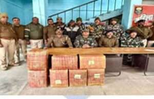 मोतिहारी में 22 लाख के गांजे के साथ तस्कर धराया, एसएसबी के सहयोग से मिली सफलता