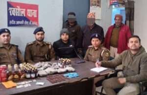 मोतिहारीः सूखा नशा का चलन बढ़ा, 10 लाख से अधिक की नशे की खेप जब्त, दो धराये