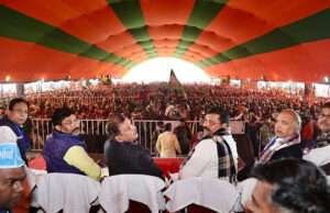 मोतिहारी में एनडीए का कार्यकर्ता सम्मेलन, 2025 चुनाव में 225 सीटों पर जीत का दावा