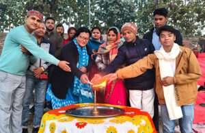 माघी पूर्णिमा व संत शिरोमणि रविदास जयंती पर 139वीं नारायणी गंडकी महा आरती कार्यक्रम आयोजित