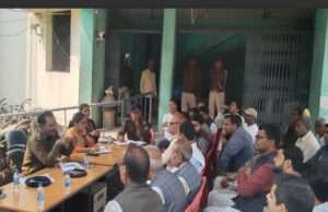 महाशिवरात्रि को लेकर केसरिया थाना परिसर में शांति समिति की बैठक, दिए गये ये निर्देश