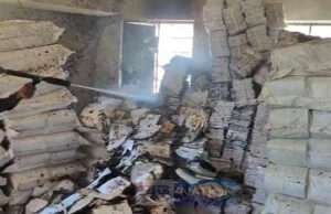 मोतिहारी के इस बीआरसी में अचानक लगी आग, कई बोरे किताबें व कॉपियां जलकर खाक