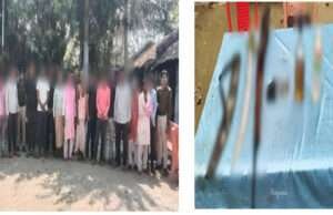 मोतिहारी के कल्याणपुर में युवक की हत्या में 15 गिरफ्तार, बंदूक, कारतूस व धारदार हथियार बरामद