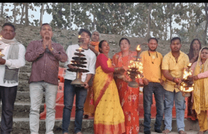 स्वरांजलि सेवा संस्थान ने फाल्गुन पूर्णिमा पर आयोजित की 140वीं नारायणी गंडकी महाआरती