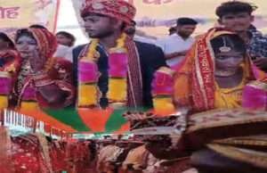 एक विवाह ऐसा भीः तुरकौलिया में एक साथ 51 जोड़ों ने थामे एक-दूजे के हाथ, अनोखी शादी की हो रही चर्चा