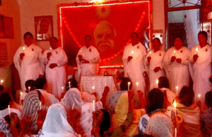 पहलगांव के मृत पर्यटकों की आत्मा की शाति के लिए ब्रह्माकुमारी सेवाकेंद्र पर मोमबत्ती जला दी गई श्रद्वांजलि