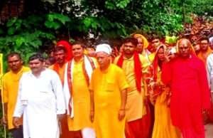 कलश यात्रा के बीच संकट मोचन हनुमान मंदिर प्राण प्रतिष्ठा संपन्न, 1100 कन्याओं ने की जलबोझी