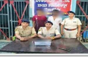 स्वर्ण व्यवसायी गोली व लूटकांड का पुलिस ने 24 घंटे में किया उदभेदन, हथियार समेत दो बदमाश धराये