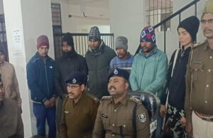 इंडो-बार्डर सीमा से तेल कटिंग गिरोह का खुलासा, सिंडिकेट के पांच बदमाश गिरफ्तार