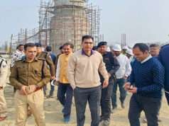 सहस्त्रलिंगम स्थापना से पहले प्रशासन अलर्ट, विराट रामायण परिसर का डीएम-एसपी ने किया निरीक्षण
