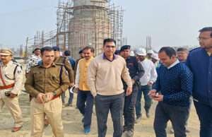 सहस्त्रलिंगम स्थापना से पहले प्रशासन अलर्ट, विराट रामायण परिसर का डीएम-एसपी ने किया निरीक्षण