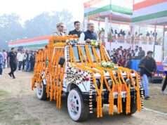 पूर्वी चंपारण में भव्य रूप से मना 77वां गणतंत्र दिवस समारोह, प्रभारी मंत्री विजय कुमार चौधरी ने किया झंडोत्तोलन