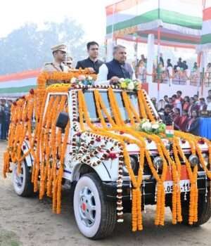 पूर्वी चंपारण में भव्य रूप से मना 77वां गणतंत्र दिवस समारोह, प्रभारी मंत्री विजय कुमार चौधरी ने किया झंडोत्तोलन