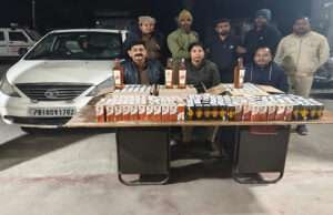 ब्रेकिंगः मोतिहारी में इंडिका कार से विदेशी शराब की खेप बरामद, दो तस्कर धराये