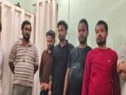 शराब पार्टी करना पड़ा महंगा, 07 व्यक्ति गिरफ्तार, अंग्रेजी शराब बरामद