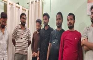 शराब पार्टी करना पड़ा महंगा, 07 व्यक्ति गिरफ्तार, अंग्रेजी शराब बरामद