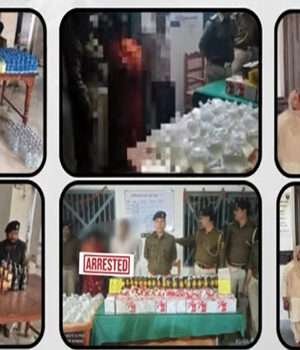 होली पर शराब भंडारण करने वाले धंधेबाजों पर पुलिस की नजर, कई जगहों पर छापेमारी में भारी मात्रा में बरामदगी